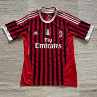 Adidas AC Milan 2011-12 Home Football Jersey - Medium