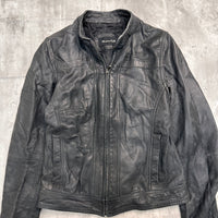 Massimo Dutti Leather Jacket - Small