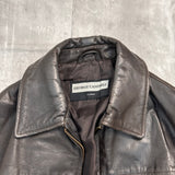 George Campbell Leather Jacket - Small