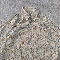 Vintage Floral Print Shirt - Large
