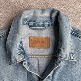 Hand Painted Starry Night Vintage Levis Jacket - Medium