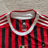 Adidas AC Milan 2011-12 Home Football Jersey - Medium