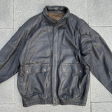 Vintage Leather Jacket - 2XL