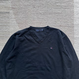 Tommy Hilfiger V-Neck Sweater - Medium