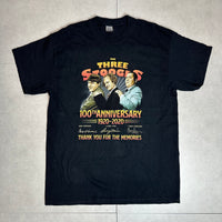 The 3 Stooges 100th Anniversary Graphic T-Shirt - Large
