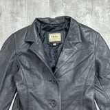 Vintage Leather Coat - Small