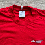Adidas Plain Red T-Shirt - Medium
