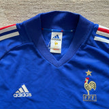 Adidas France 2002-04 Home Football Jersey - Large