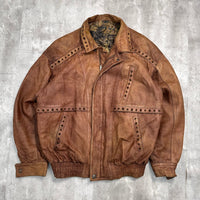 Vintage Leather Jacket - X-Large