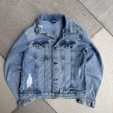 Hand Painted Looney Tunes Denim Jacket - Small