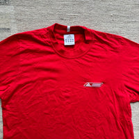 Adidas Plain Red T-Shirt - Medium