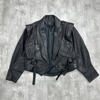 Vintage Leather Jacket - Medium