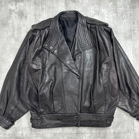 Vintage Leather Jacket - Large