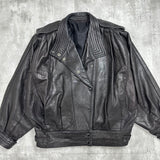 Vintage Leather Jacket - Large