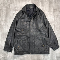 Versace Classic V2 Vintage Leather Jacket - Bootleg