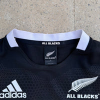 Adidas All Black Rugby Jersey - Small