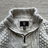 1/4th Zip Timberland Sweater - Large