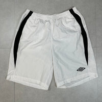 Umbro White Shorts - X-Large