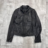 Massimo Dutti Leather Jacket - Small