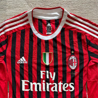 Adidas AC Milan 2011-12 Home Football Jersey - Medium