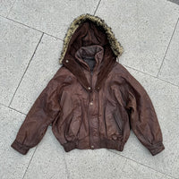 Vintage Leather Jacket - X-Large