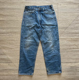 Carhartt Blue Faded Jeans Relaxed Fit - W34