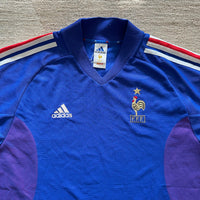 Adidas France 2002-04 Home Football Jersey - Large