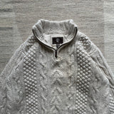 1/4th Zip Timberland Sweater - Large