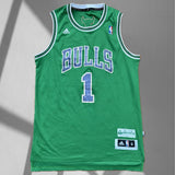 NBA Chicago Bulls St Patrick’s Day Derrick Rose Jersey - Medium