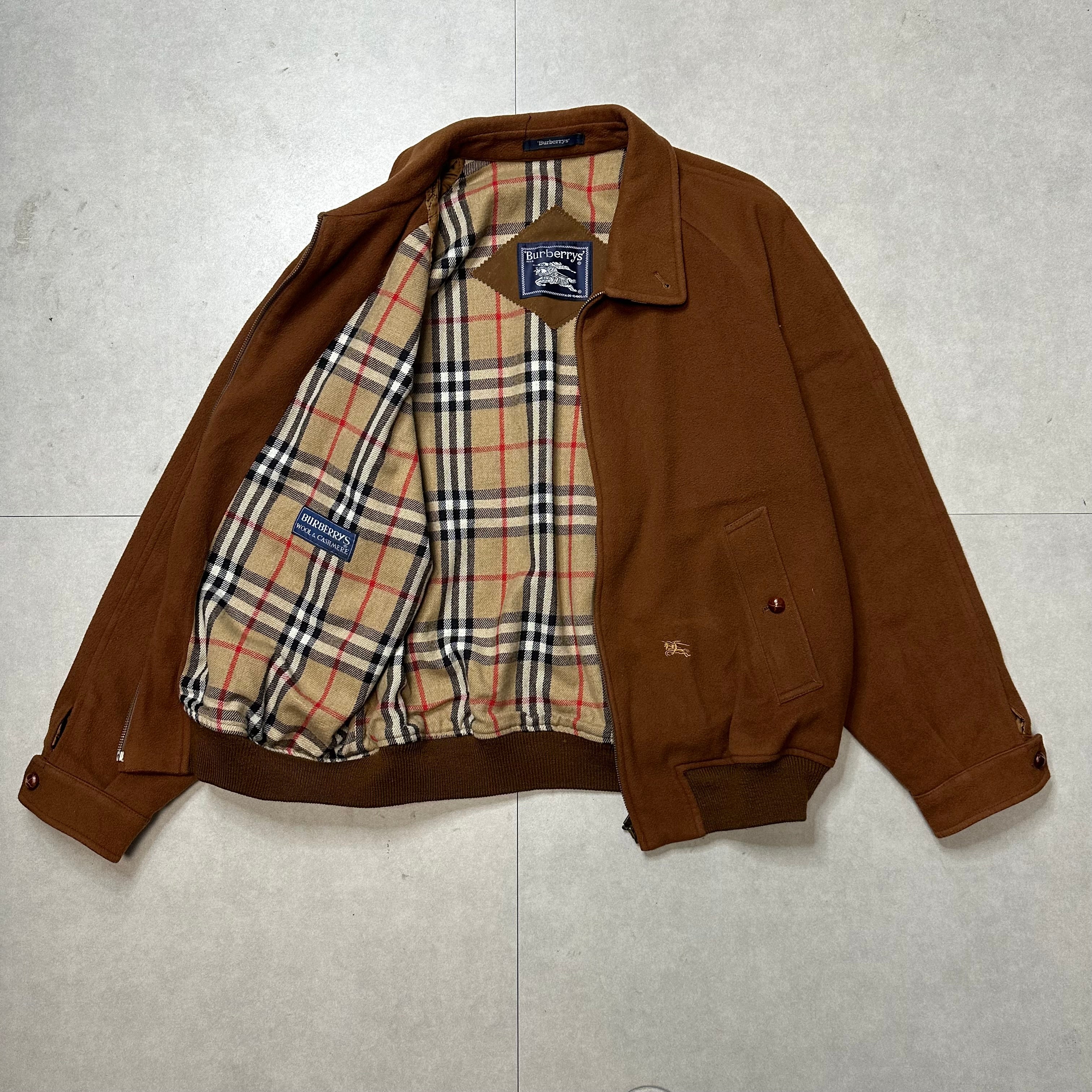 Vintage Burberry Bomber Jacket XL Code Vintage