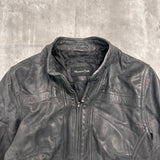 Massimo Dutti Leather Jacket - Small