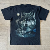 Rock Chang Wolf Animal Nature T-Shirt - Medium