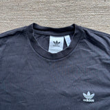 Adidas Plain Black T-Shirt - XL (Fits M)