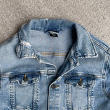 Hand Painted Looney Tunes Denim Jacket - Small