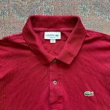 Lacoste Polo T-Shirt Full Sleeve - Medium