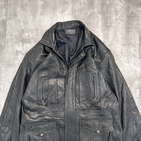 Versace Classic V2 Vintage Leather Jacket - Bootleg