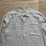 White Shirt with Stripes - XL