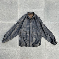 Vintage Leather Jacket - 2XL