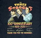 The 3 Stooges 100th Anniversary Graphic T-Shirt - Large