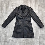 Vintage Leather Coat - Small