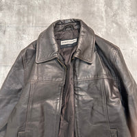 George Campbell Leather Jacket - Small