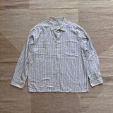White Shirt with Stripes - XL