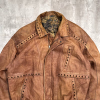 Vintage Leather Jacket - X-Large