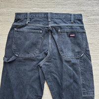 Dickies Black Jeans Loose Fit - W34