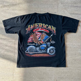 American Classic Motorcycle Graphic T-Shirt - X-Large