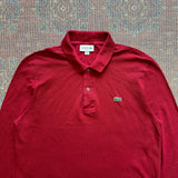 Lacoste Polo T-Shirt Full Sleeve - Medium