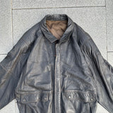 Vintage Leather Jacket - 2XL